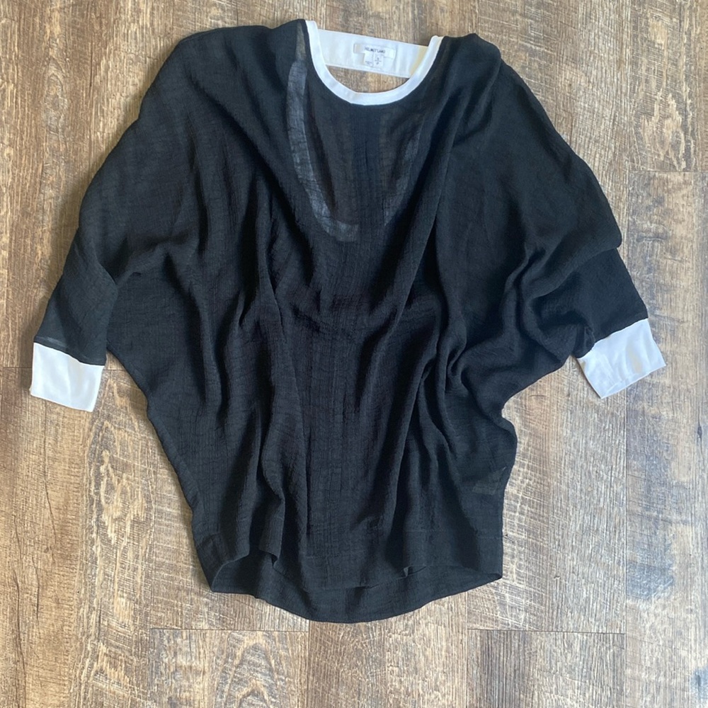 Helmet Lang Sheer Blouse